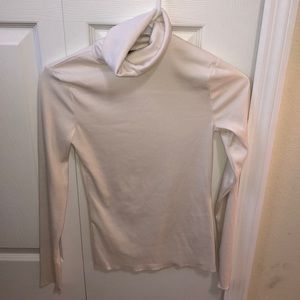 Creamy white turtleneck